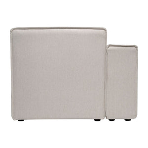 English Elm Bridgetown Luxury Modular Sectional Sofa Left Side Chair - Elegant Comfort for Modern Spaces Cream IS-IT2231-LC-CRM-GG