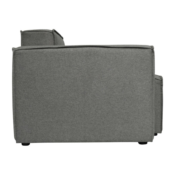 English Elm Bridgetown Luxury Modular Sectional Sofa Left Side Chair - Elegant Comfort for Modern Spaces Dark Gray IS-IT2231-LC-DKGRY-GG