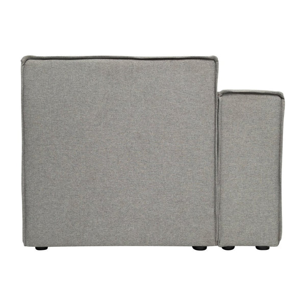 English Elm Bridgetown Luxury Modular Sectional Sofa Left Side Chair - Elegant Comfort for Modern Spaces Gray IS-IT2231-LC-GRY-GG