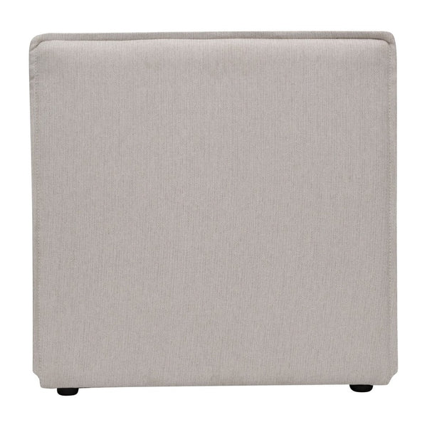 English Elm Bridgetown Luxury Modular Sectional Sofa Armless Center Seat for Elegant Modern Living Spaces Cream IS-IT2231-MC-CRM-GG