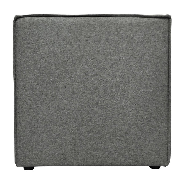 English Elm Bridgetown Luxury Modular Sectional Sofa Armless Center Seat for Elegant Modern Living Spaces Dark Gray IS-IT2231-MC-DKGRY-GG