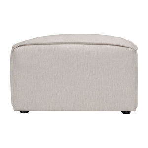 English Elm Bridgetown Luxury Modular Ottoman Seat - Versatile Contemporary Design for Stylish Living Spaces Cream IS-IT2231-OT-CRM-GG