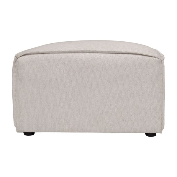 English Elm Bridgetown Luxury Modular Ottoman Seat - Versatile Contemporary Design for Stylish Living Spaces Cream IS-IT2231-OT-CRM-GG
