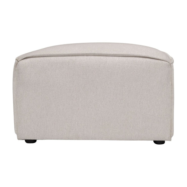 English Elm Bridgetown Luxury Modular Ottoman Seat - Versatile Contemporary Design for Stylish Living Spaces Cream IS-IT2231-OT-CRM-GG
