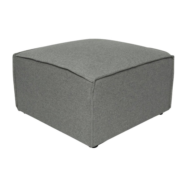 English Elm Bridgetown Luxury Modular Ottoman Seat - Versatile Contemporary Design for Stylish Living Spaces Dark Gray IS-IT2231-OT-DKGRY-GG
