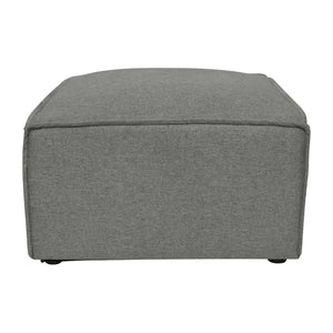 English Elm Bridgetown Luxury Modular Ottoman Seat - Versatile Contemporary Design for Stylish Living Spaces Dark Gray IS-IT2231-OT-DKGRY-GG