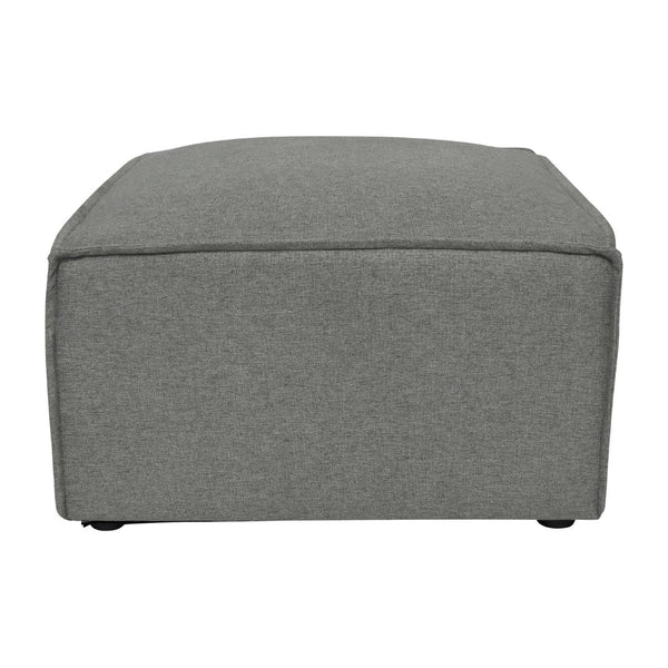 English Elm Bridgetown Luxury Modular Ottoman Seat - Versatile Contemporary Design for Stylish Living Spaces Dark Gray IS-IT2231-OT-DKGRY-GG