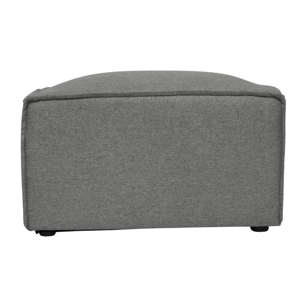English Elm Bridgetown Luxury Modular Ottoman Seat - Versatile Contemporary Design for Stylish Living Spaces Dark Gray IS-IT2231-OT-DKGRY-GG