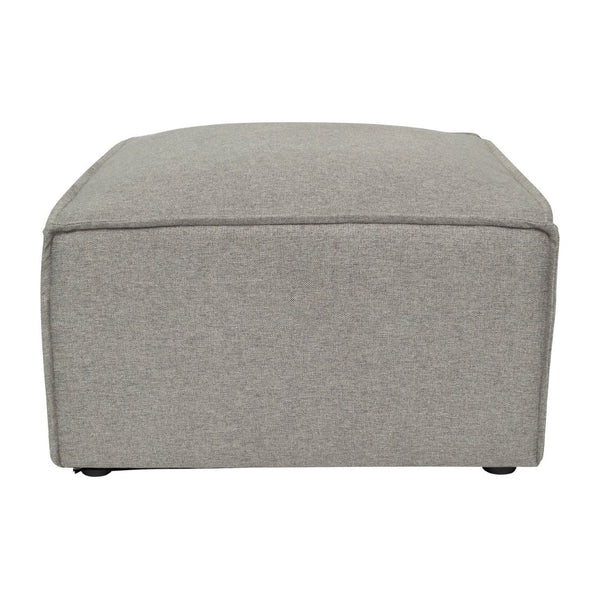 English Elm Bridgetown Luxury Modular Ottoman Seat - Versatile Contemporary Design for Stylish Living Spaces Gray IS-IT2231-OT-GRY-GG
