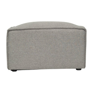 English Elm Bridgetown Luxury Modular Ottoman Seat - Versatile Contemporary Design for Stylish Living Spaces Gray IS-IT2231-OT-GRY-GG