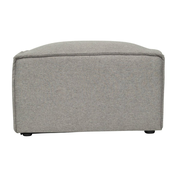 English Elm Bridgetown Luxury Modular Ottoman Seat - Versatile Contemporary Design for Stylish Living Spaces Gray IS-IT2231-OT-GRY-GG