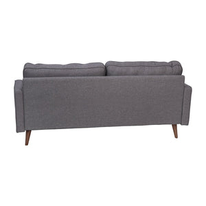 English Elm Hudson Mid-Century Modern Sofa with Stylish Upholstery & Solid Wood Legs for Compact Spaces Dark Gray IS-PS100-DKGY-GG