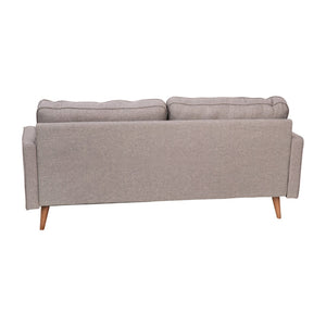 English Elm Hudson Mid-Century Modern Sofa with Stylish Upholstery & Solid Wood Legs for Compact Spaces Slate Gray IS-PS100-GY-GG