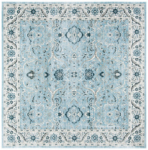 Safavieh Isabella Elegant Traditional Turkish Rug For Hallways – Serene Design For Classic Home Décor Light Blue ,Cream Polypropylene Isa912m-213