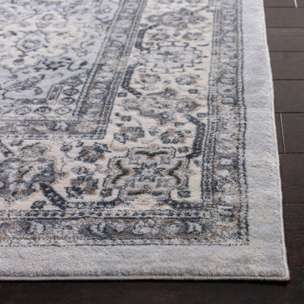 Safavieh Isabella Power-Loomed Polypropylene Area Rug Traditional Style for Living Rooms Bedrooms Dark Gray ISA916H-68