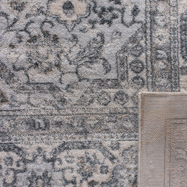 Safavieh Isabella Power-Loomed Polypropylene Area Rug Traditional Style for Living Rooms Bedrooms Dark Gray ISA916H-68