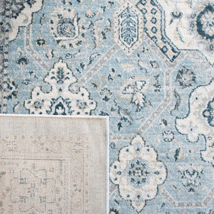 Safavieh Isabella Power-Loomed Polypropylene Area Rug Traditional Style for Living Rooms Bedrooms Blue ISA916M-68