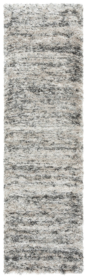 Safavieh Iceland Plush Shag Rug 2'X3' Cream & Grey Abstract, Power-Loomed Turkey, Soft Durable Accent Piece ISG519A-2