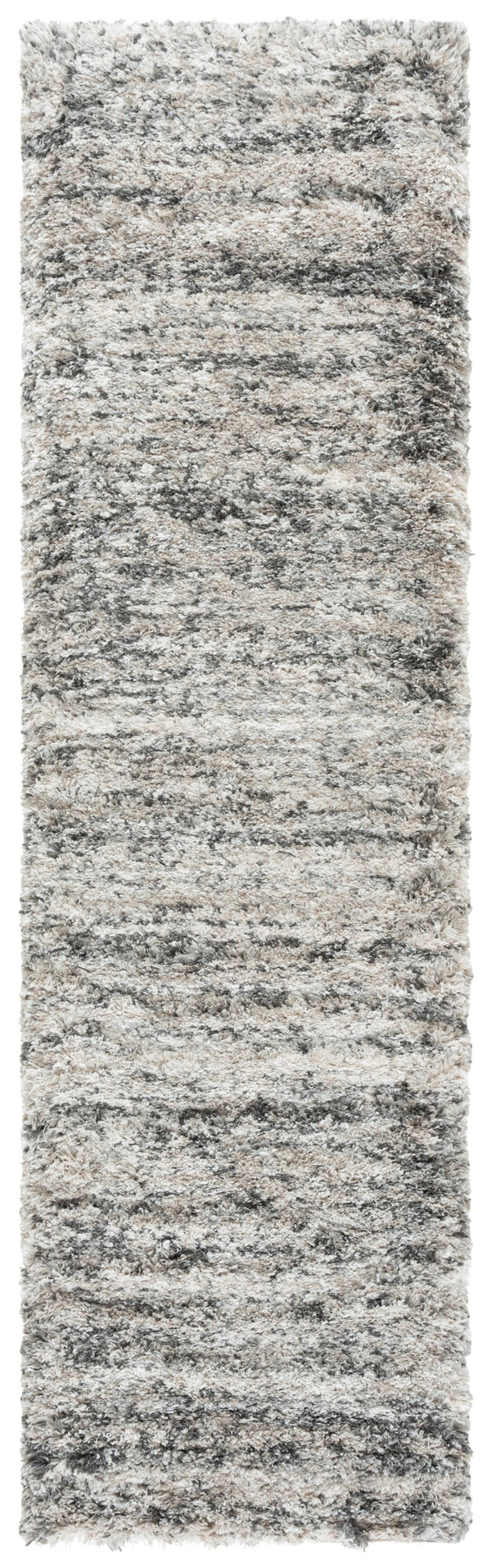 Safavieh Iceland Plush Shag Rug 2'X3' Cream & Grey Abstract, Power-Loomed Turkey, Soft Durable Accent Piece ISG519A-2