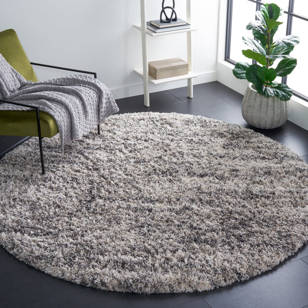Safavieh Iceland Plush Shag Rug 2'X3' Cream & Grey Abstract, Power-Loomed Turkey, Soft Durable Accent Piece ISG519A-2