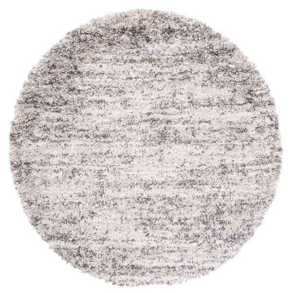 Safavieh Iceland Plush Shag Rug 2'X3' Cream & Grey Abstract, Power-Loomed Turkey, Soft Durable Accent Piece ISG519A-2