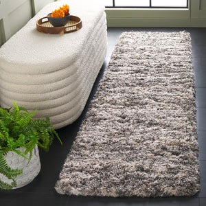 Safavieh Iceland Shag 2X3 Ft Grey/Dark Grey Area Rug — Plush 2.5" Pile, Power-Loomed Turkey, Stain-Resistant ISG519F-2