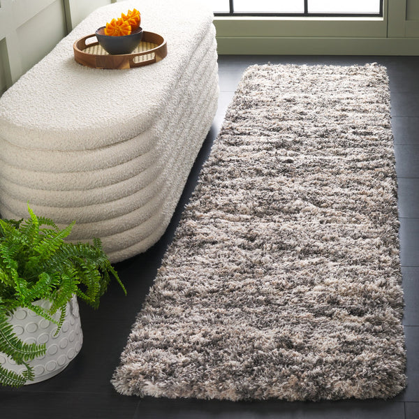 Safavieh Iceland Shag 2X3 Ft Grey/Dark Grey Area Rug — Plush 2.5" Pile, Power-Loomed Turkey, Stain-Resistant ISG519F-2