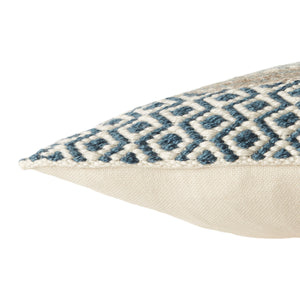 Jaipur Living Jaipur Living Isko Boucle Lumbar Pillow Geometric Tribal Macrame Fringe Indoor Outdoor PLW103707