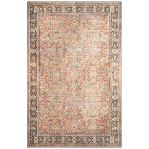 Trans Ocean Liora Manne Inspirations Sarouk Indoor Area Rug – Elegant Floral Medallion Design For Any Space Orange Polyester Isp80111537