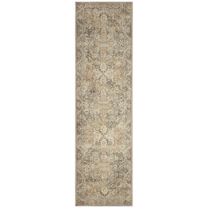 Trans Ocean Liora Manne Inspirations Heriz Indoor Area Rug - Distressed Medallion Design For Elegant Spaces Brown Polyester Ispr8111219