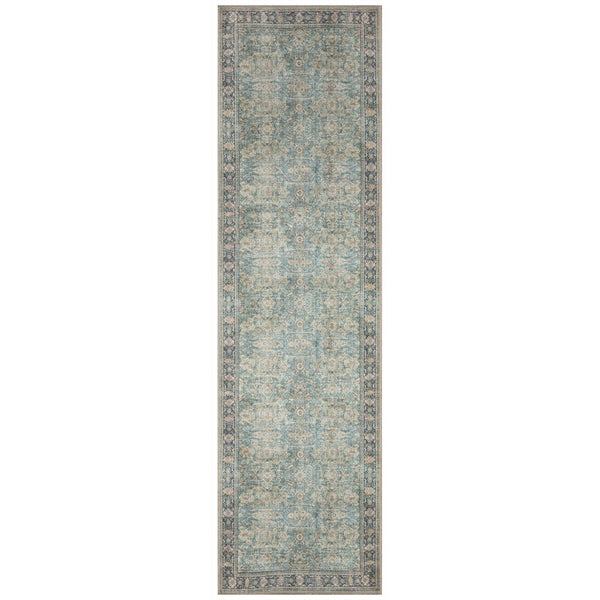 Trans Ocean Liora Manne Inspirations Sarouk Indoor Area Rug – Elegant Floral Medallion Design For Any Space Blue Polyester Ispr8111504