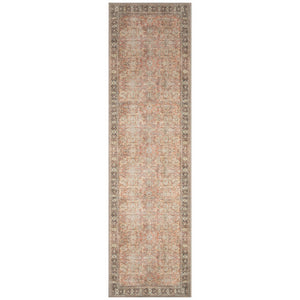 Trans Ocean Liora Manne Inspirations Sarouk Indoor Area Rug – Elegant Floral Medallion Design For Any Space Orange Polyester Ispr8111537