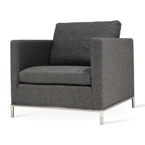 Soho Concept Zara Small Istanbul Armchair - Stylish, Durable, Compact Design With Plush Comfort & Steel Base Finish Dark Grey  Soho-concept-dining-chair-13503