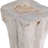 Dovetail Gretchen Side Table Teak Wood - Bleached 