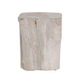 Dovetail Gretchen Side Table Teak Wood - Bleached 