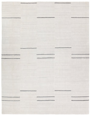 Jaipur Living Ivar Tinsin Iva02 Handwoven Handmade 100% Polyester Lines Stripes Outdoor Rug Gray, White 100% Polyester Rug160104