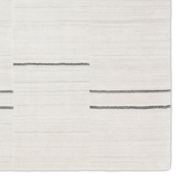 Jaipur Living Ivar Tinsin Iva02 Handwoven Handmade 100% Polyester Lines Stripes Outdoor Rug Gray, White 100% Polyester Rug160104