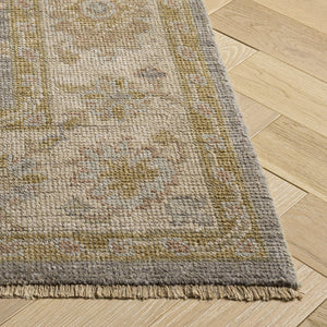 Safavieh Izmir Hand-Knotted Light Blue Ivory Area Rug — Wool-Viscose Blend, Low-Profile Elegance For Living Rooms 8'-0" x 10'-0" IZM108L-8