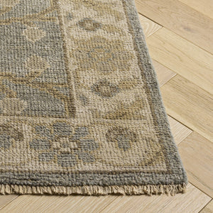Safavieh Izmir Hand-Knotted Light Blue Ivory Rug – 70% Wool 30% Viscose Low-Profile Elegance For Living Rooms 6'-0" x 9'-0" IZM110L-6
