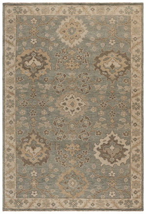 Safavieh Izmir Hand-Knotted Light Blue Ivory Rug – 70% Wool 30% Viscose Low-Profile Elegance For Living Rooms 6'-0" x 9'-0" IZM110L-6