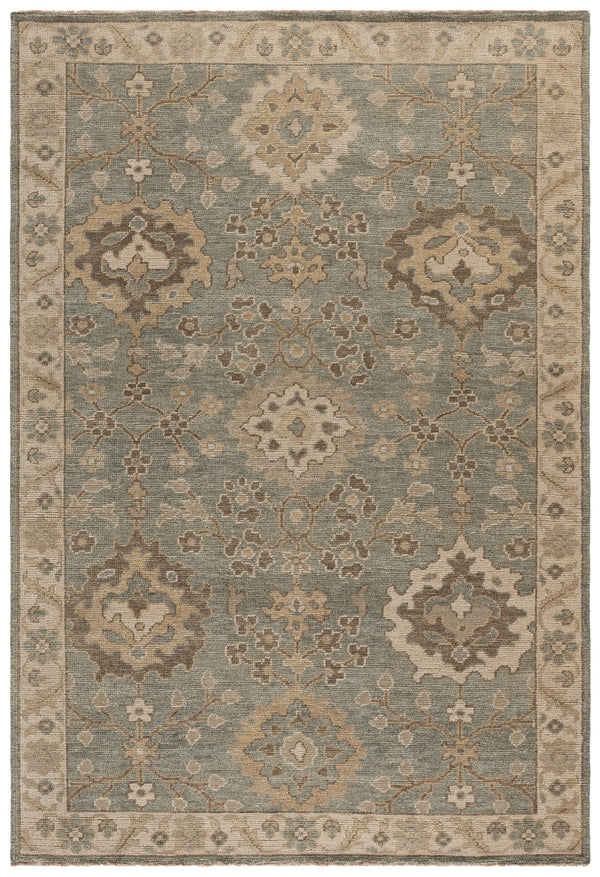 Safavieh Izmir Hand-Knotted Light Blue Ivory Rug – 70% Wool 30% Viscose Low-Profile Elegance For Living Rooms 6'-0" x 9'-0" IZM110L-6