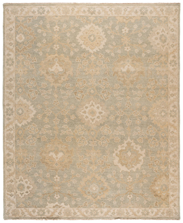 Safavieh Izmir Hand-Knotted Light Blue Ivory Rug – 70% Wool 30% Viscose Low-Profile Elegance For Living Rooms 6'-0" x 9'-0" IZM110L-6