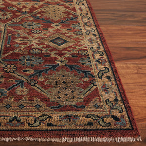 Safavieh Izmir Exquisite Hand-knotted Area Rug - Luxurious New Zealand Wool - Artistry For Elegant Interiors Red ,Gold New Zealand Wool Izm179q-6