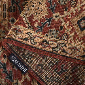 Safavieh Izmir Hand-knotted Area Rug - Luxurious New Zealand Wool, Exquisite Design For Timeless Elegance Red ,Gold New Zealand Wool Izm179q-10