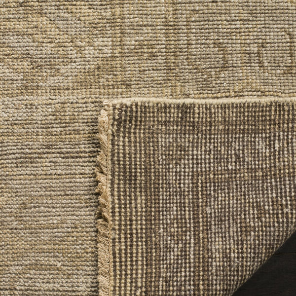 Safavieh Izmir Hand-Knotted 10X14 Wool Rug In Gold & Grey — Low-Profile Geometric Elegance For Large Rooms 11'-0" x 15'-0" IZM180A-1115
