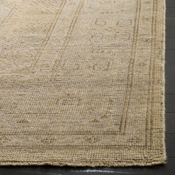 Safavieh Izmir Hand-Knotted 10X14 Wool Area Rug In Muted Gold & Grey — Low Profile, Artisanal Durability 3'-0" x 10'-0" IZM180A-310