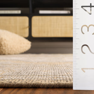 Safavieh Izmir Hand-Knotted 10X14 Wool Area Rug In Muted Gold & Grey — Low Profile, Artisanal Durability 3'-0" x 10'-0" IZM180A-310