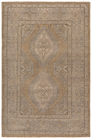 Safavieh Izmir Hand-Knotted 10X14 Wool Area Rug In Muted Gold & Grey — Low Profile, Artisanal Durability 3'-0" x 10'-0" IZM180A-310