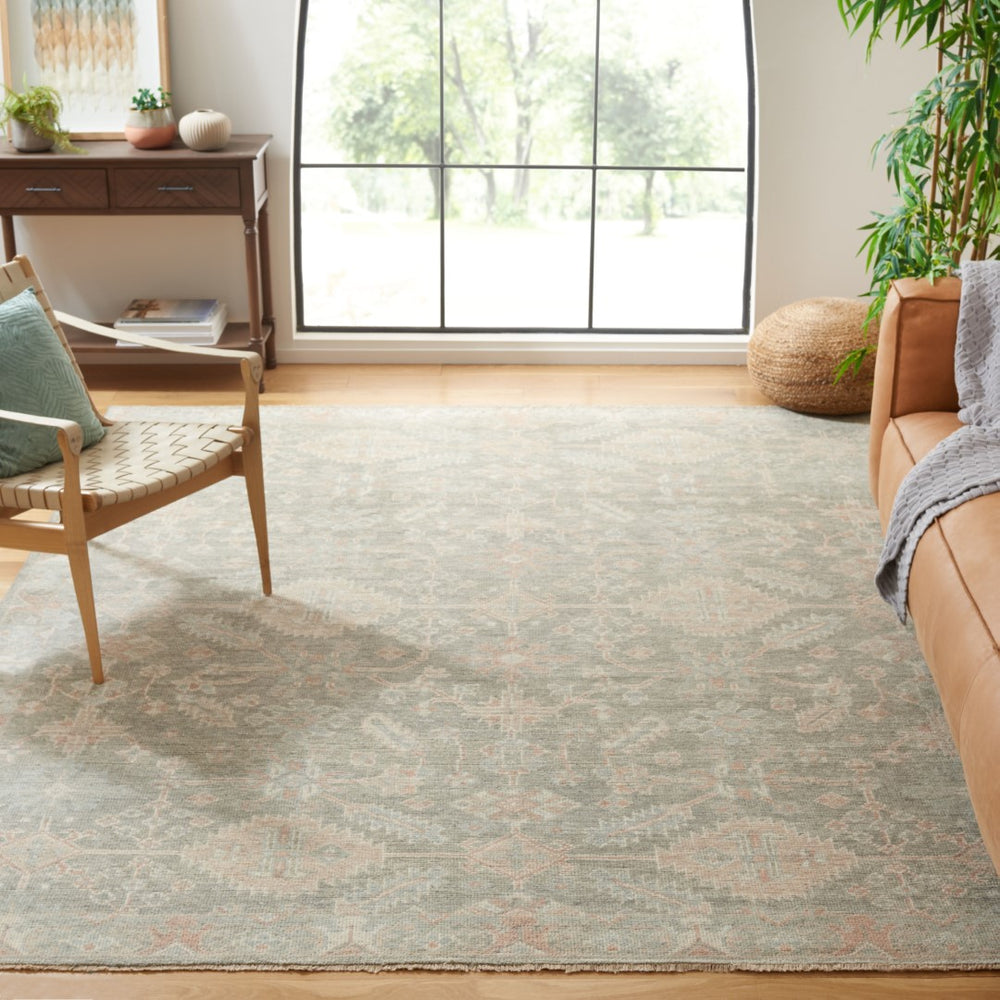 Safavieh Izmir 182 Hand Knotted Traditional Rug Light Blue / Grey 9' x 12'