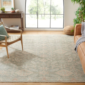 Safavieh Izmir 182 Hand Knotted Traditional Rug Light Blue / Grey 9' x 12'